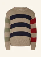 Swetry dla chłopców - Hust And Claire Sweter Hcpelle braun - HUST and CLAIRE - miniaturka - grafika 1