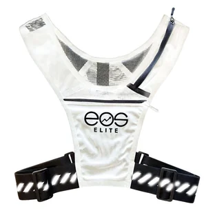 KAMIZELKA DO BIEGANIA ROWER ODBLASKOWA PLECAK KIESZENIE NA BUTELKĘ PREMIUM BIAŁA - Nerki KAMIZELKA DO BIEGANIA ROWER ODBLASKOWA PLECAK KIESZENIE NA BUTELKĘ PREMIUM BIAŁA - Nerki - miniaturka - grafika 1