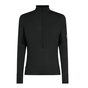 Bluza męska Icebreaker Merino 200 RealFleece Descender LS Half Jeththr/Blck/Cb M - Bluzy męskie - miniaturka - grafika 1