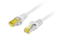 Patchcordy - Patchcord lanberg s/ftp kat.6a 20m lszh cu fluke passed szary - miniaturka - grafika 1