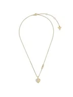 Naszyjniki - Guess Naszyjnik Lovely Guess JUBN03 035JW Żółte złocenie - miniaturka - grafika 1