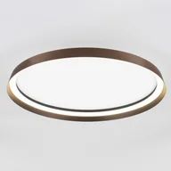 Lampy sufitowe - Sufitowa lampa okragła BATALLAS LE44792 LED 48W 2700-4000K nad stół brązowy - miniaturka - grafika 1
