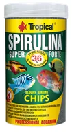 Pokarm dla ryb - Tropical SUPER SPIRULINAforteCHIPS 1l 5675 - miniaturka - grafika 1