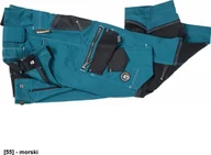 Odzież robocza - CERVA NEURUM PERFORMANCE 3/4 spodnie - męskie szorty robocze, elastyczny materiał TrifibetexPRO, 6 kieszeni, odblaski - morski 60 - miniaturka - grafika 1