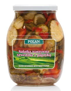 Polan Sałatka szwedzka z papryką 850 g - Pasztet i przetwory mięsne - miniaturka - grafika 1