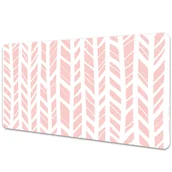 Podkładki na biurko - Mata ochronna na biurko Biao-rózowa jodełka 90x45 cm - miniaturka - grafika 1