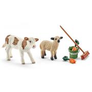 Figurki dla dzieci - Schleich Zestaw do sprzątania stajni 41422 - miniaturka - grafika 1