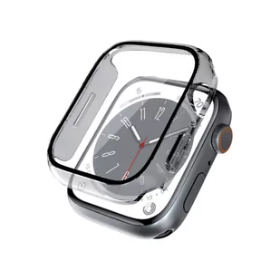 Crong Hybrid Watch Case - Etui ze szkłem Apple Watch 44mm (Clear) - Akcesoria do smartwatchy - miniaturka - grafika 4