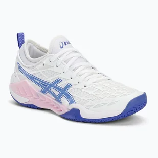 Buty do piłki ręcznej damskie ASICS Blast FF 3 white/sapphire - Buty sportowe damskie - miniaturka - grafika 1