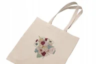 Torebki damskie - Torba Kwiaty Na Ramię Modny Wzór - miniaturka - grafika 1