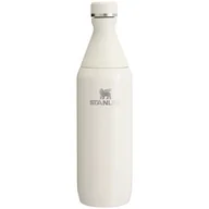 Butelki termiczne - Stanley All Day Slim Butelka Na Wodę Kremowa 0,6l - miniaturka - grafika 1