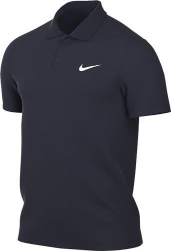 Nike Męska koszula polo M Nkct Df Polo Pq, obsydian/biała, rozmiar L