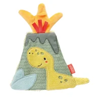 Zabawki interaktywne dla dzieci - Szmatka Sensoryczna, Szeleścik, Wulkan z Kolekcji: Wesoły Dinozaur - miniaturka - grafika 1