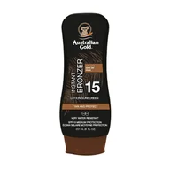 Balsamy i kremy do opalania - Australian Gold SPF 15 Lotion - balsam do opalania z bronzerem Ochrona przeciwsłoneczna 237 ml - miniaturka - grafika 1