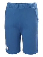 Spodenki damskie - Helly Hansen Szorty dresowe "Logo" w kolorze niebieskim - miniaturka - grafika 1