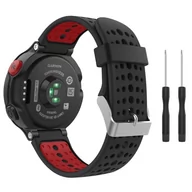 Akcesoria do smartwatchy - Tech-Protect Pasek Smooth do Forerunner 220 / 230 / 235 / 630 / 735 Black/red - miniaturka - grafika 1