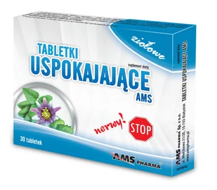 AMS PHARMA Tabletki uspokajające AMS x 30 tabl - Układ nerwowy AMS PHARMA Tabletki uspokajające AMS x 30 tabl - Układ nerwowy - miniaturka - grafika 2