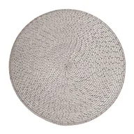 Obrusy i serwetki - Podkładka fi 38 Dekoracyjna Pleciona Toast Szary - miniaturka - grafika 1