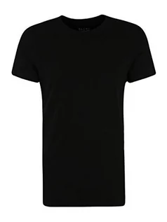 Koszulki męskie - BLEND Koszulka męska z okrągłym dekoltem, Czarny - czarny (czarny 70155), S - grafika 1