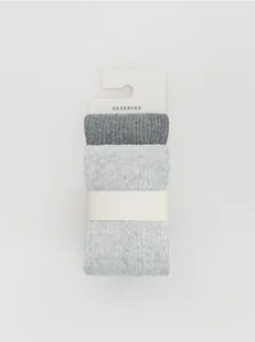 Reserved - Rajstopy 2 pack - jasnoszary - Rajstopy - miniaturka - grafika 1
