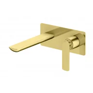 Baterie podtynkowe - KOHLMAN QW185EGDB Podtynkowa bateria umywalkowa  GOLD BRUSHED - miniaturka - grafika 1