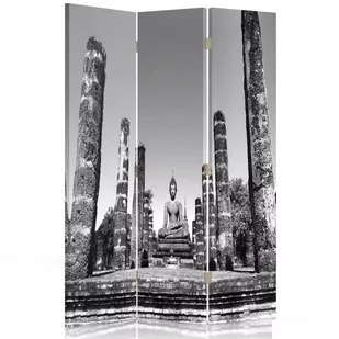 Parawan pokojowy FEEBY, Budda Siakjamuni, Obrotowy 110x170cm 3-częściowy - Parawany - miniaturka - grafika 1
