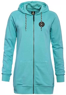 Bluzy dla dziewczynek - Horsefeathers ZINA dusty turquoise bluza damska - M - grafika 1