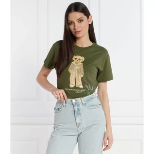 Koszulki i topy damskie - POLO RALPH LAUREN T-shirt PROV BEAR | Regular Fit - grafika 1