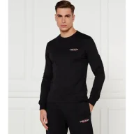 Koszulki męskie - Guess Jeans Longsleeve AMERICAN Slim Fit - miniaturka - grafika 1