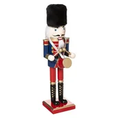 Ozdoby bożonarodzeniowe - Figurka dziadek do orzechów, drewno, 25 cm - miniaturka - grafika 1