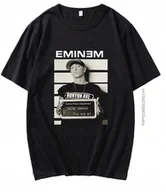 Koszulki męskie - KOSZULKA Z NADRUKIEM MĘSKA ŚMIESZNA T-SHIRT EMINEM RAP GOD SLIM SHADY L #4 - miniaturka - grafika 1