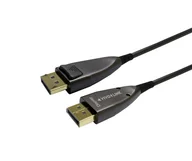 Kable komputerowe i do monitorów - Vivolink Pro Displayport Optical 50 m Czarny - miniaturka - grafika 1