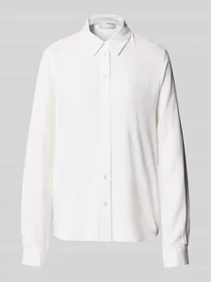 Bluzka o kroju regular fit z mieszanki wiskozy i lnu model ‘VIVA’ - Bluzki damskie - miniaturka - grafika 1