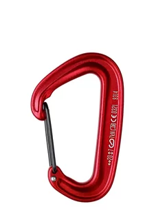 Karabinek wspinaczkowy Black Diamond MiniWire - red - Sprzęt wspinaczkowy - miniaturka - grafika 1