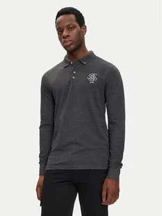 Brave Soul Polo MLT-412KLAY Szary Regular Fit - Koszulki męskie - miniaturka - grafika 1