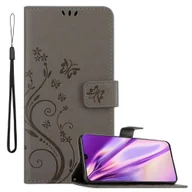Etui i futerały do telefonów - Cadorabo pokrowiec do Samsung Galaxy A70 / A70s pokrowiec ochronny w kolorze szarym pokrowiec ochronny etui na telefon komórkowy etui w kwiaty etui w kwiaty - miniaturka - grafika 1