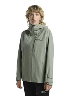 Jack Wolfskin Kurtka funkcyjna "Eagle Peak 2L" w kolorze khaki - Kurtki i kamizelki sportowe damskie - miniaturka - grafika 1