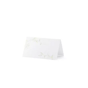 Party Deco Wizytówki na stół Gałązki - 9,5 x 5,5 cm - 10 szt. WS9-019ME - Wesele i ślub - miniaturka - grafika 2