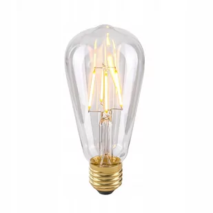 Italux Transparentna żarówka edison E27 4W ciepła LED 801402 801402 - Żarówki LED - miniaturka - grafika 1
