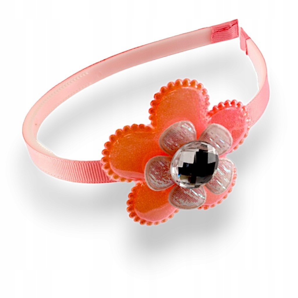 Opaska do włosów z ząbkami Plastikowa Kwiatek