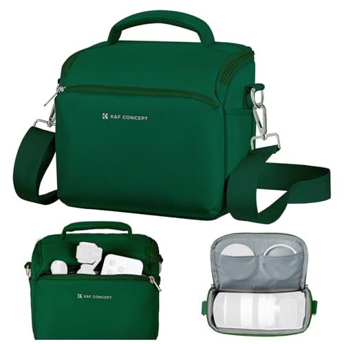 K&F Concept Plecak na aparat, torba na ramię na ramię na aparat lustrzany z przegrodą na akcesoria do lustrzanek i lustrzanek