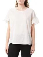 Koszule damskie - United Colors of Benetton Koszula damska, Jasny beż, geometryczny wzór 79r, M - miniaturka - grafika 1