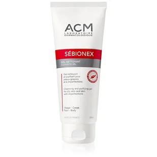 ACM LABORATOIRES DERMATOLOGIQUE ACM SEBIONEX Żel myjąco-oczyszczający 200m 7070170 - Żele do mycia twarzy - miniaturka - grafika 1