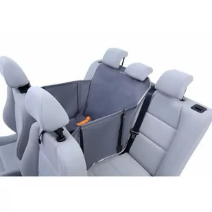 Kardiff Mata dla psa Kardiff Anti Slip MINI popielata 2/3 tylnej kanapy 90x160 cm K/10054-2/3 - Sprzęt podróżny i transportery dla psów - miniaturka - grafika 1