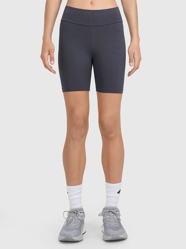 4F Legginsy w kolorze antracytowym