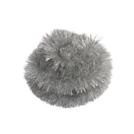 Ozdoby bożonarodzeniowe - Łańcuch choinkowy cienko cięty 10 x 300 cm srebrny - miniaturka - grafika 1