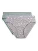 Majtki dla dzieci - Sanetta Majtki (2 pary) w kolorze szarym i zielonym - miniaturka - grafika 1