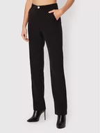 Spodnie damskie - Custommade Spodnie materiałowe Otilia 999425525 Czarny Regular Fit - miniaturka - grafika 1