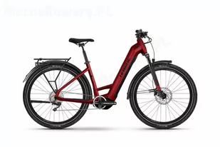 Haibike Trekking 5 Low red 2023 dynamite red/black - gloss 27,5 cala - Rowery elektryczne - miniaturka - grafika 1