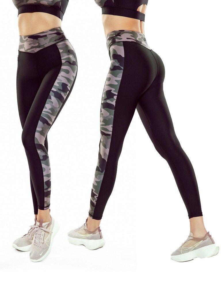 Radical, Leginsy damskie Radical Rabel Long, Czarny-moro, rozm. XS